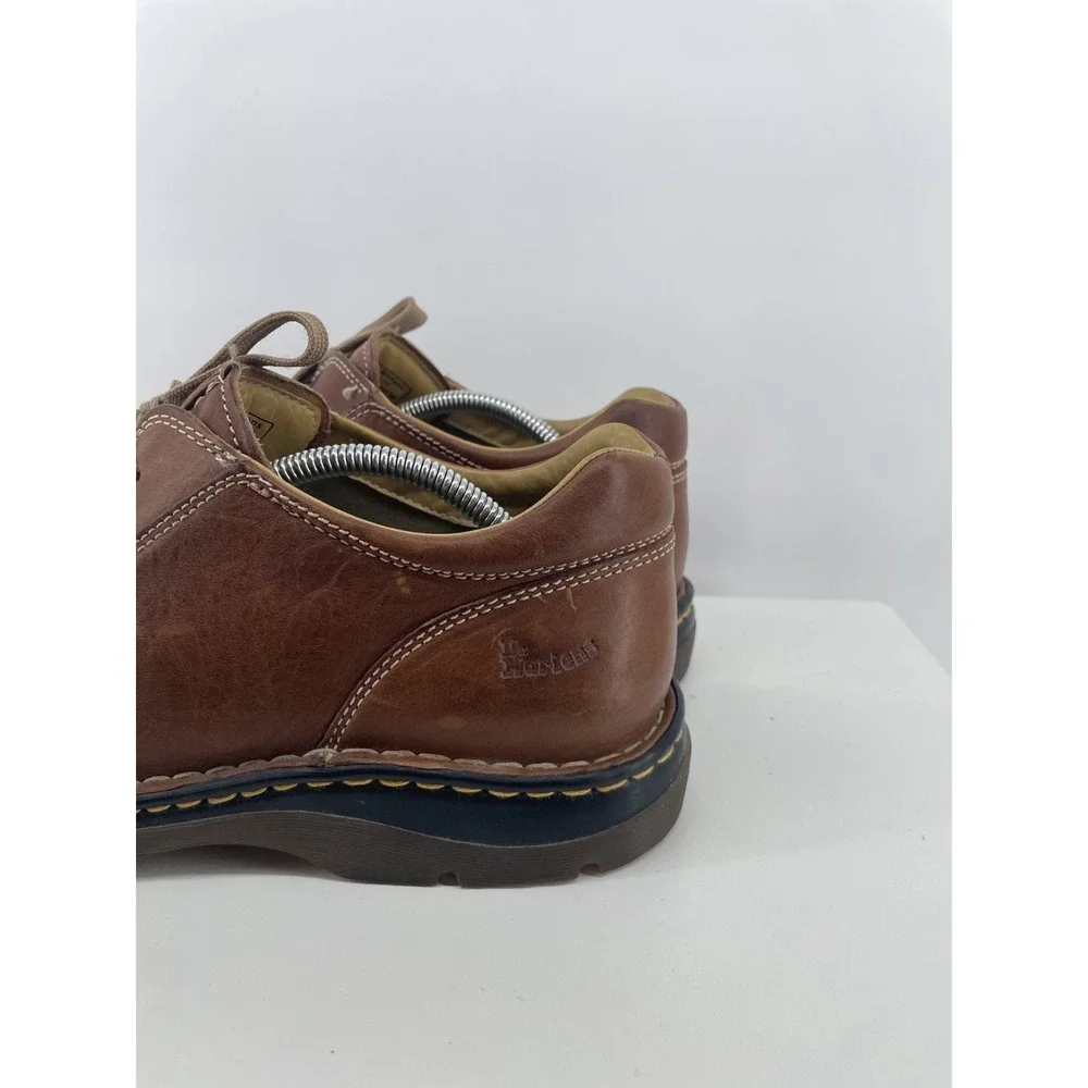 Dr Doc Martens Split Toe Oxfords Men 11 Brown Leather 90s‎ Grunge Shoes 11232